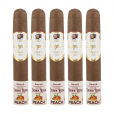 Blue Mountain Crown Royal Whiskey Peach Robusto Cigar - 5 Pack Blue Mountain Crown Royal Whiskey Peach Robusto Cigar - 5 Pack